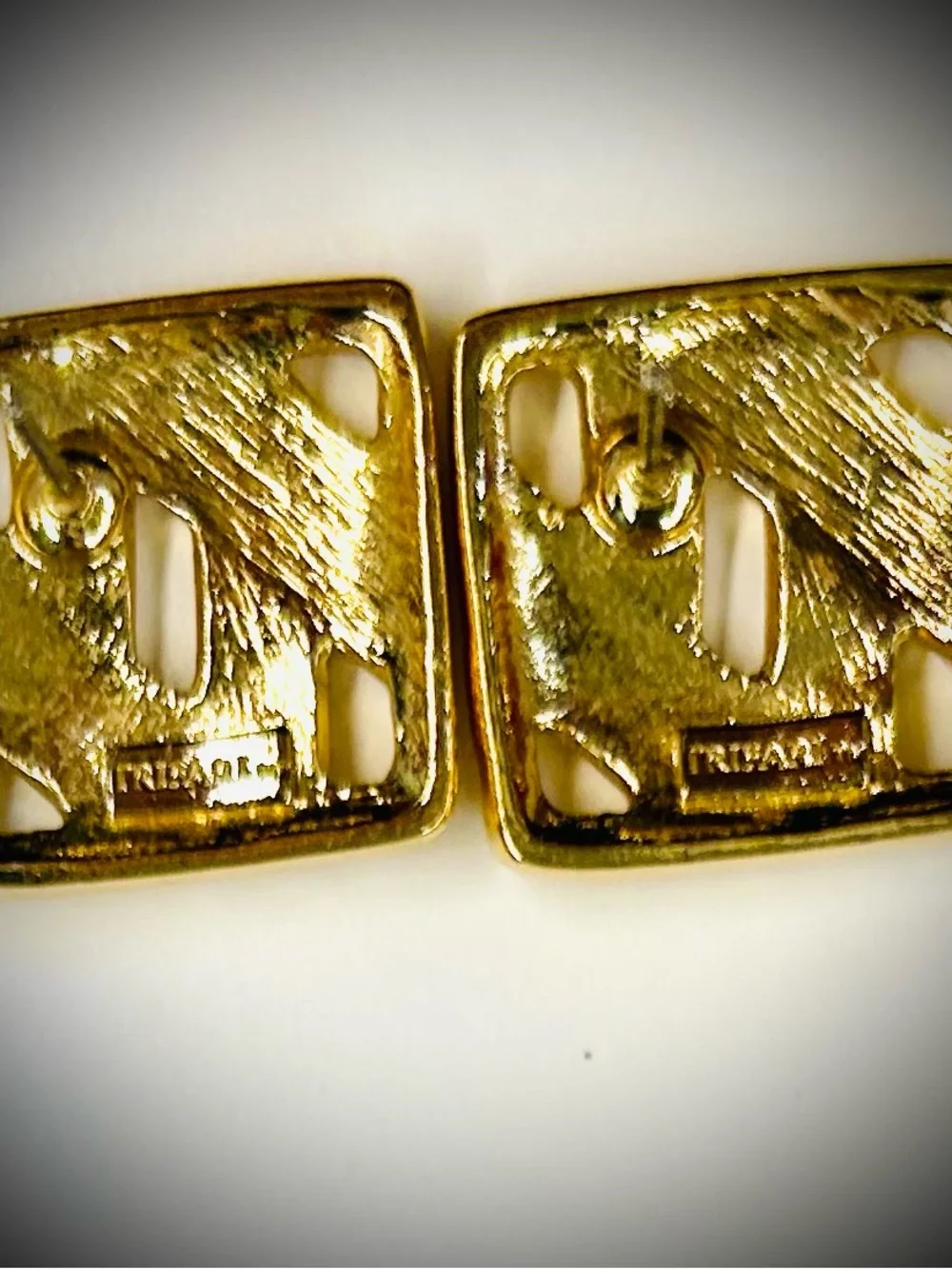 Trifari chic gold